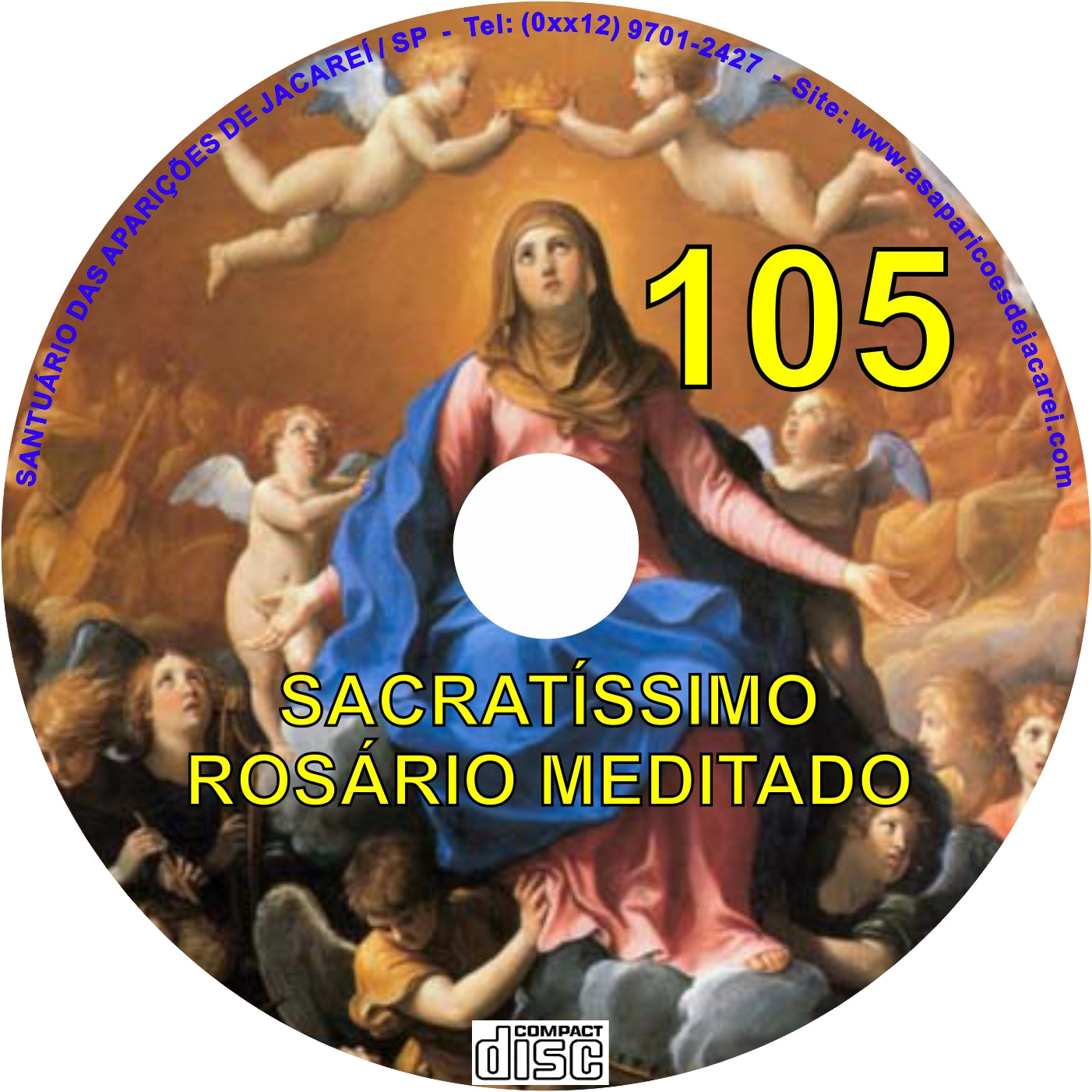 CD Rosário Meditado 105 CD Rosário Meditado 105